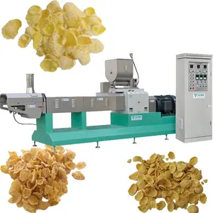 China estrusadora de cereales Breakfast Cereal Making Machine Small Scale Machinery Industry Equipment