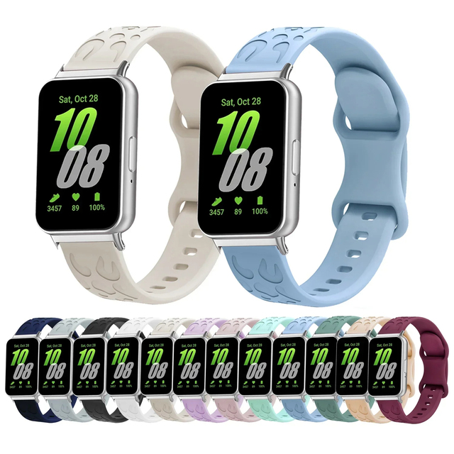 Win-Win Sports Silicone Strap for Samsung Galaxy Fit 3 Watch Band Accessories Replacement Bracelet Wristband