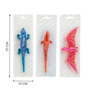 Jouet animal super extensible et collant personnalisé, lézard, requin, pterodactyle, jouet collant mural en TPR extensible - Product Image 4