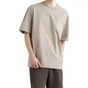T-shirt casual in bianco 100% di alta qualità t-shirt grande peso massimo all'ingrosso con stampa t-shirt personalizzata da uomo
