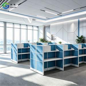Postazione di Lavoro Modulare Stile Americano con Partizioni per <span class=keywords><strong>Call</strong></span> Center, Ospedali, Scuole, Uffici, Layout ad Alta Densità - Product Image 2