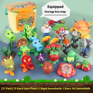 Genuine piante di plastica vs zombie modello giocattolo contenitore sgabello completo per bambini lanciabile regalo per bambini - Product Image 6