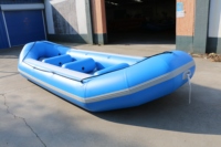 Bateau de rafting robuste, canoë de rafting aquatique, grand bateau de rafting, radeau gonflable en PVC