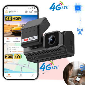 Caméra embarquée 4G avec vision en direct, GPS et double suivi BDS, enregistrement 4K, antivol, surveillance de stationnement 24h/24, enregistrement en boucle, boîte noire de voiture G5 - Product Image 1