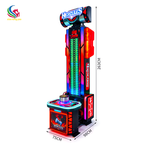 Simulateur de jeu de boxe personnalisé, machine d'arcade de frappe sur cible Mighty Hammer, machine de test de force à monnayeur - Product Image 4