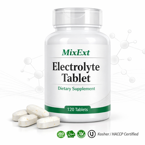 MixExtract OEM Sugar-Free Electrolyte Hydration Tablets with Vitamin B6 &amp; D3 Sports Nutrition <strong>Supplement</strong> for Adults - Product Image 1