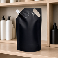 Pochette à bec verseur personnalisée avec poignée pour détergent liquide et désinfectant pour les mains – Sachet d'emballage autoportant rechargeable