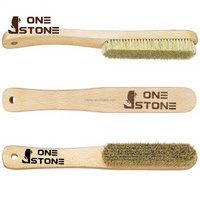Nouvelle brosse d'escalade 2025 à poils de sanglier de qualité supérieure One Stone CJ-CB2001B pour la fixation de verres de protection