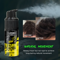 Poudre Coiffante Naturelle Sans Grumeaux pour Hommes – Spray Volumisant Fortifiant et Fixateur – Personnalisable