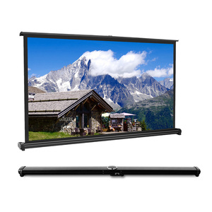 30 "16:9 <span class=keywords><strong>Pantalla</strong></span> de <span class=keywords><strong>proyector</strong></span> portátil móvil <span class=keywords><strong>Pantalla</strong></span> de proyección DE MESA HD Trípode blanco mate 7d Tecnología de holograma FUTURO 1000 piezas - Product Image 1