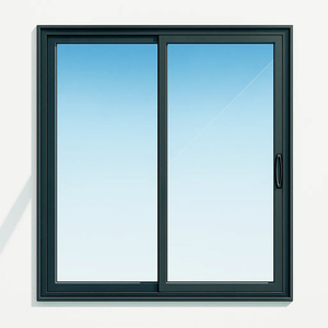 Fenêtres en aluminium à double vitrage, insonorisées et économes en énergie, grandes baies vitrées - Product Image 1