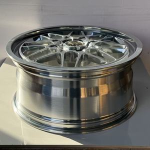 Nouvelle <span class=keywords><strong>jante</strong></span> en alliage d'aluminium forgé multi-rayons chromée polie par placage sous vide pour Mercedes, pour 16-24 pouces, 5x112 PCD, monobloc - Product Image 3