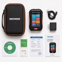 NOVKER NK2800 Mini OTDR 1550nm 80km 2.5m Zona Muerta VFL OPM Prueba de Jumper y Enlace PON Compatible con 5G FTTH