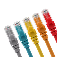Cable de Conexión Cat5e de Marca Reconocida, Ignífugo, con Clasificación de Color Transparente para Mantenimiento de Equipos