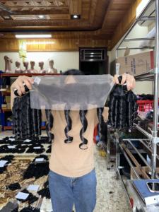 Extensions de cheveux humains vierges brésiliens Super Double Drawn à double trame machine pour la vente en gros aux salons et la marque - Product Image 3