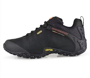 Zapatos Deportivos de Trekking para Hombre, Zapatillas de Senderismo de Corte Bajo, Transpirables, con Plantilla de PU, Impermeables, con Protección UV y Absorción de Impactos - Product Image 1