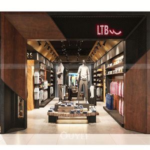 ชั้นวางเสื้อผ้าติดผนังสำหรับเสื้อผ้าพร้อมกระจก - Product Image 2