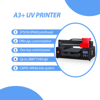 Imprimante jet d'encre UV numérique A3 Refinecolor, machine d'impression à plat pour les petites entreprises, céramique, verre, coque de téléphone, toile, balles de golf
