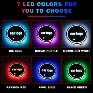 <span class=keywords><strong>Posavasos</strong></span> Redondos Personalizados con Logotipo, Acrílicos, con Luces LED de Colores, Ecológicos, para Bebidas, Promocionales y Económicos para Navidad - Product Image 2