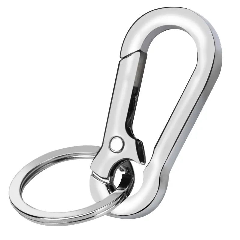 Wholesale Metal Key Chains Keychain Hooks Clip with Key Rings Swivel Clasps Lanyard Snap Hook