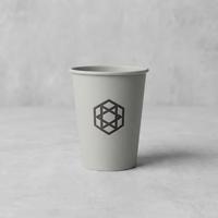 Gobelets à café compostables de haute qualité doublés de PLA, vente en gros, logo personnalisé