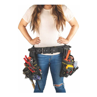 Sac de ceinture en toile multifonctionnel OEM/ODM, étanche, réglable, capacité 17L, pour usage industriel extérieur, sac banane d'électricien