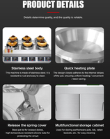 Cuisinière à gaz de table à brûleur unique pour la cuisine, cuisinière à biogaz en gros