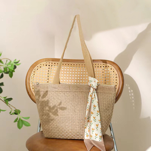 Eco Reusable <strong>Tote</strong> <strong>Bag</strong> Custom Women Fashion Shoulder Handbag Burlap Linen <strong>Jute</strong> <strong>Tote</strong> <strong>Bag</strong> for Activity Travel - Product Image 4