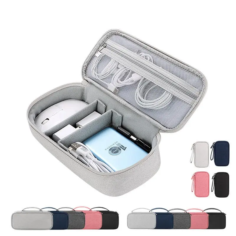 여행 맞춤형 주최자 가방 휴대용 디지털 USB 케이블 가방 전자 액세서리 보관 케이스 파우치 이어폰 USB 케이블