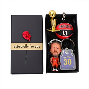 Porte-clés figurine Star Player Kobe Harden Curry <span class=keywords><strong>Durant</strong></span> Giannis – Coffret cadeau souvenir de basketball pour cadeaux publicitaires - Product Image 1