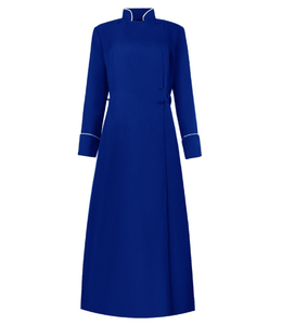 Chiesa medievale prete abito Trench giacca tonaca clero predicatore uomo colletto monopetto ministro coro romano pastore - Product Image 3