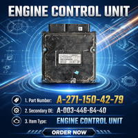 Module de commande du moteur d'occasion ECU A2711504279 A0034466440 pour Mercedes Benz M271, ordinateur de bord d'origine authentique