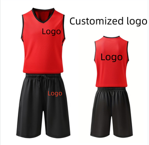Kit de basketball personnalisé pour hommes à faible MOQ, tenue d'entraînement d'équipe avec logo sur mesure, vente en gros - Product Image 1