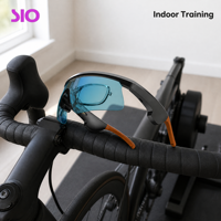   Lunettes de cyclisme intelligentes 5.3, charge magnétique, 4-5 heures de lecture de musique, portée de 10 m, contrôle par bouton, lunettes de sport d'extérieur