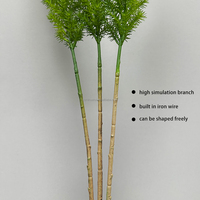 Herbe artificielle réaliste en queue de renard en gros, plante verte artificielle pour Noël, fête des mères, Saint-Valentin, arrangement floral