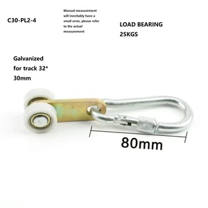 Songyin Kunshen rouleaux de rideaux roulants suspendus <span class=keywords><strong>porte</strong></span> de grange Rail <span class=keywords><strong>chariot</strong></span> roue Unistrut roue <span class=keywords><strong>chariot</strong></span> - Product Image 5