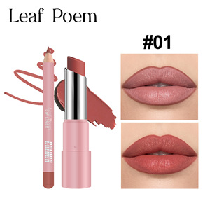 Set de Lápiz Labial y Delineador de Labios Dos en Uno, Delineador de Labios Transfronterizo con <span class=keywords><strong>Copa</strong></span> Antiadherente, Set de Lápiz Labial Mate de Larga Duración <span class=keywords><strong>a</strong></span> Prueba de Agua - Product Image 6