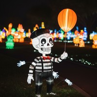 Große interaktive Laternen-Dekoration für den Tag der Toten in Mexiko – für den Innen- und Außenbereich, Themenpark-Lichtshow