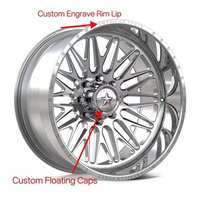 Jantes forgées tout-terrain FANXI 22x12 24x14 26x14 28x16 4X4 8x6.5 8x170 6x139.7 8x180 en alliage d'aluminium forgé concave