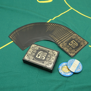 Diseño personalizado cubierta de adultos beber juegos de cartas de casino para la venta de lujo juego de cartas de póquer Casino Royale <span class=keywords><strong>black</strong></span> <span class=keywords><strong>jack</strong></span> - Product Image 1