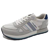 Chaussures de marche et de course décontractées pour hommes en maille respirante - Lacets antidérapants, tendance mode toutes saisons