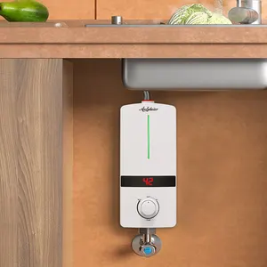 Calentador de agua caliente eléctrico de un solo punto de calentamiento instantáneo de diseño compacto fregadero de cocina