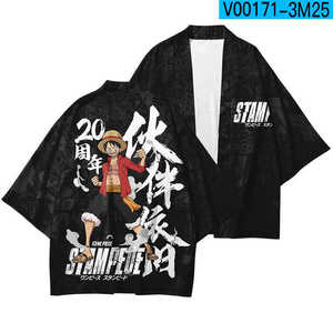 ชุดคอสเพลย์ซอร์โร ลูฟี่ ซันจิ 19 แบบใหม่ ชุดกิโมโนพิมพ์ลาย 3 มิติ เสื้อคลุมอนิเมะ ฮาโอริ สำหรับงานคอมมิคคอน ชุดคอสตูมอนิเมะ - Product Image 5