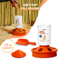 Mangeoire et abreuvoir automatiques pour poulets avec pieds réglables – Mangeoires pour volailles
