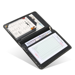 Giá thấp tùy chỉnh sang trọng da <span class=keywords><strong>Waiter</strong></span> cuốn sách Nhà hàng <span class=keywords><strong>Waiter</strong></span> nhân viên máy chủ cuốn sách cho phục vụ bàn với tiền mặt Pocket - Product Image 2