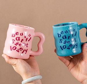 Taza de Cerámica Clásica, Taza de Recuerdo, Taza de Agua y Café para Parejas, Regalos de San Valentín, Taza con Logotipo Personalizado - Product Image 4
