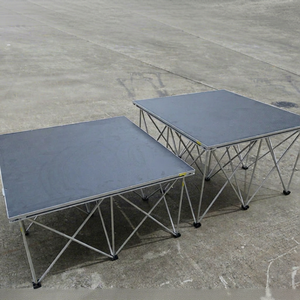 Folding Aluminum Alloy Stage Wedding Spider Stage Portable Non-slip Stage Platform Event - Product Image 1
