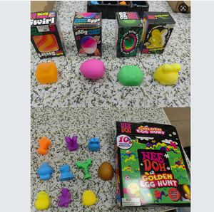 Lisa Nee-Doh Easter Nendo Fun Blind Box Stress Relief <b>Toy</b> 3D Style <b>Egg</b> Squeeze Slow Rebound <b>Toy</b> - Product Image 5