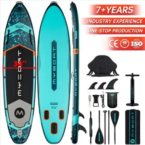 Oem Op Maat 11 '6 ''* 34'' * 6 ''Extra Breed Sup Paddleboard Surfen Opblaasbare Sub Board Opblaasbare Stand Up Paddle Board