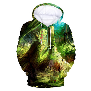 Japanese Classic Cartoon for Cute Captain <strong>Pikachu</strong> Men 3D Printed Graphic <strong>Hoodie</strong> Sweatshirt Strings Hooded Pullover <strong>Pikachu</strong> - Product Image 2